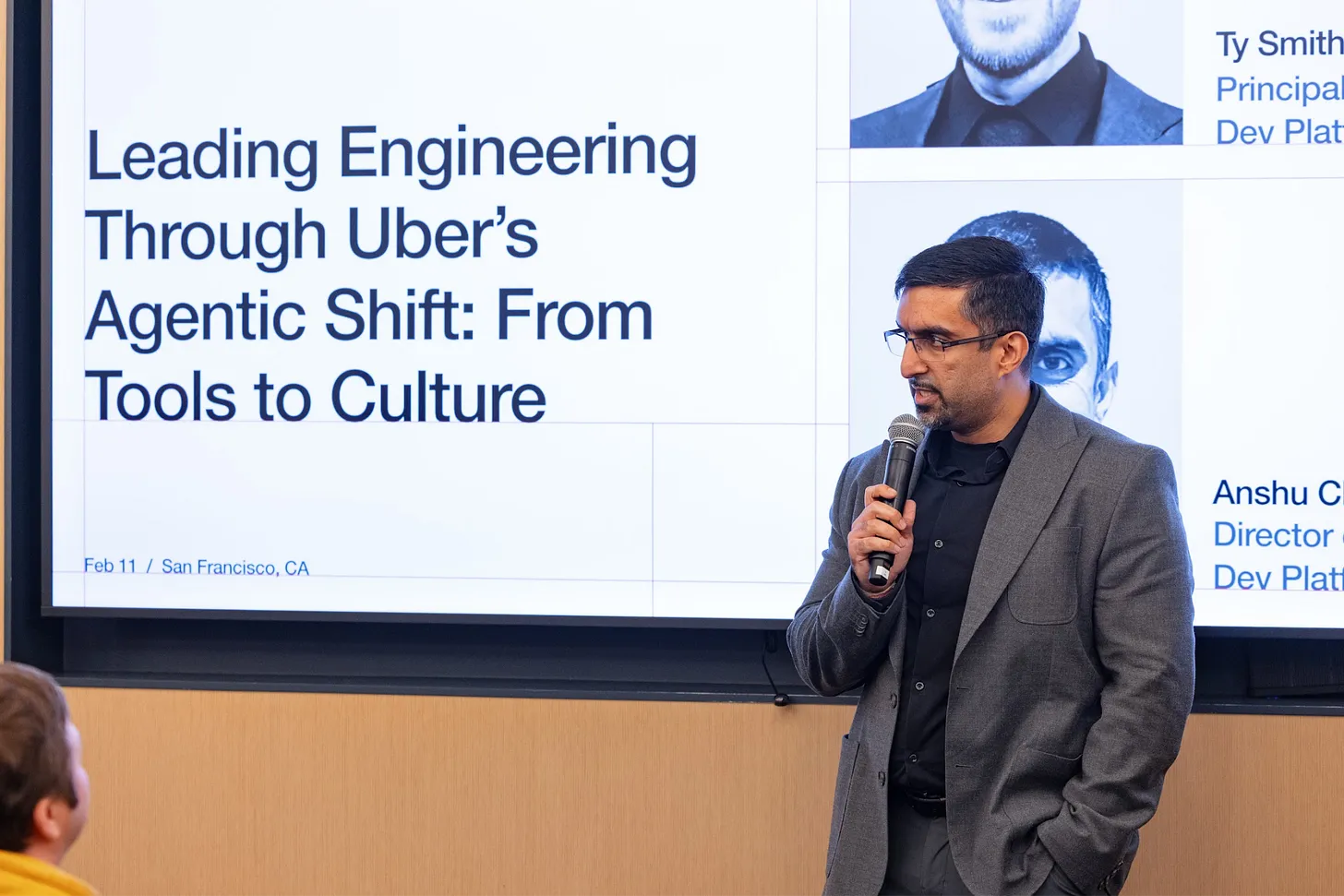 Speaker at The Pragmatic Summit presenting on Uber's agentic shift